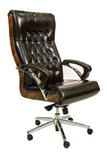 صندلی مدیریتی چرم براق کریستال لمسه کد MR209