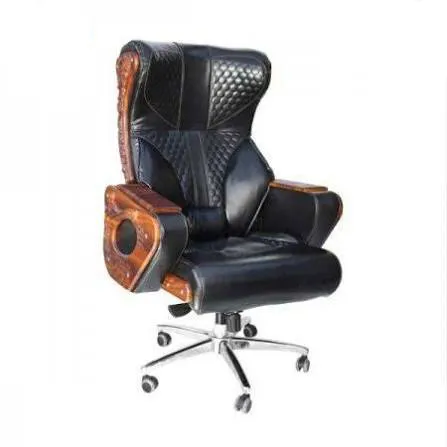 management chair MR206 صندلی مدیریتی چرم براق کریستال مکانیزم اتوبوسی کد MR206