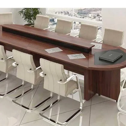 میز کنفرانس پایه باکسی کنسول دار نیم گرد ویوارو